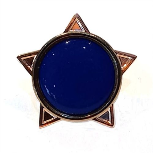 Navy Blue star badge